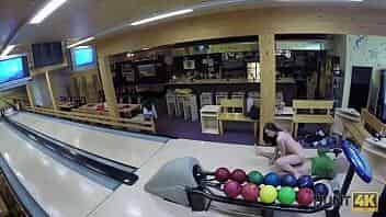 HUNT4K. Sex in a bowling place - I've got strike! video