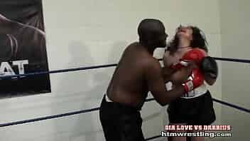 Male vs Female Boxing Intergender video