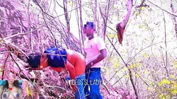 Risky quick public sex in jangal video