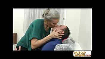 Granny fucked by young guy video