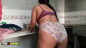 Hot Bhabhi Fucked doggy style by friends husband films video video