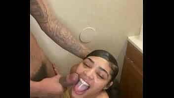 Sucked My StepBro In The Bathroom video